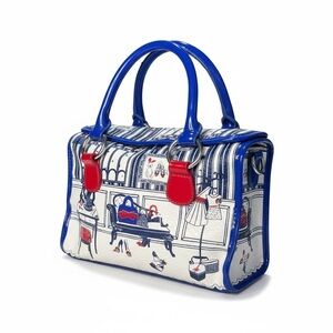 Lulu Guinness Top Handle Bedroom Scene Satchel